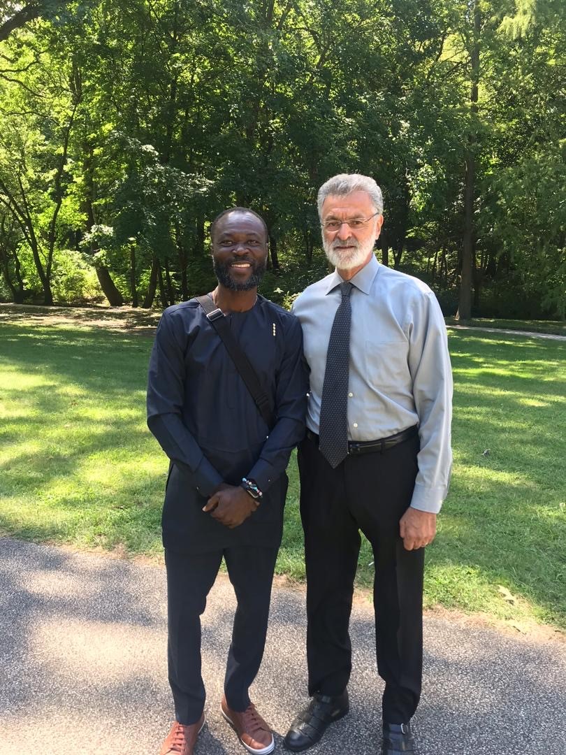 Nana with Mayor Frank Jackson